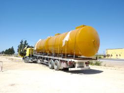 Transport réservoir carburant
