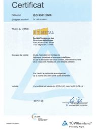 Certification ISO 9001 V 2008